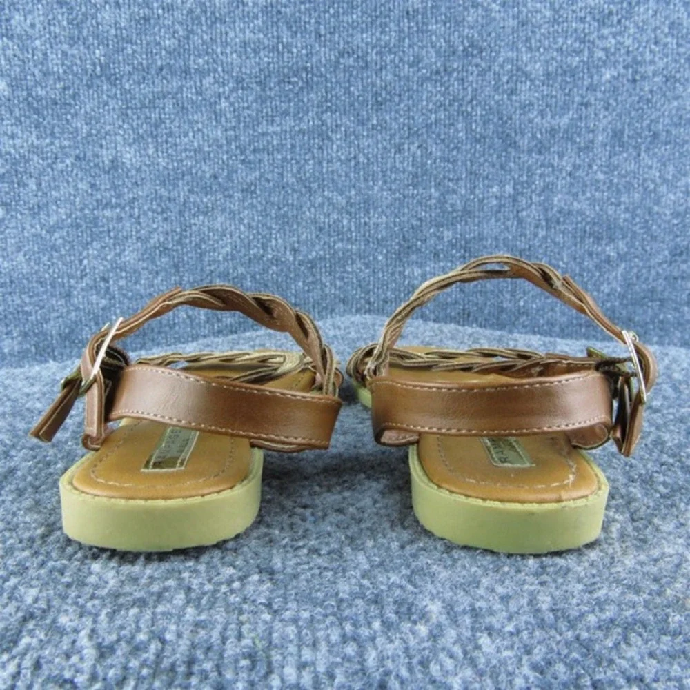 Rampage Youth Girls Sandals Shoes Size 13‎ Medium Brown Synthetic Buckle